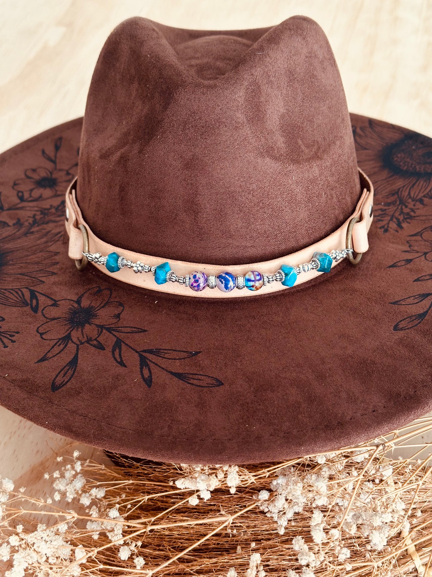 The Wildflower Bloom Hat - Chocolate Brown